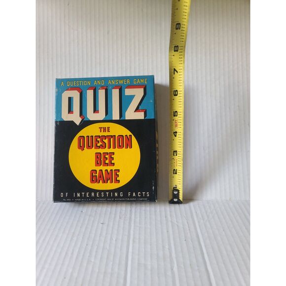 The Question Bee Game of Interesting Facts QUIZ 1939 Whitman Publishing - Picture 4 of 4